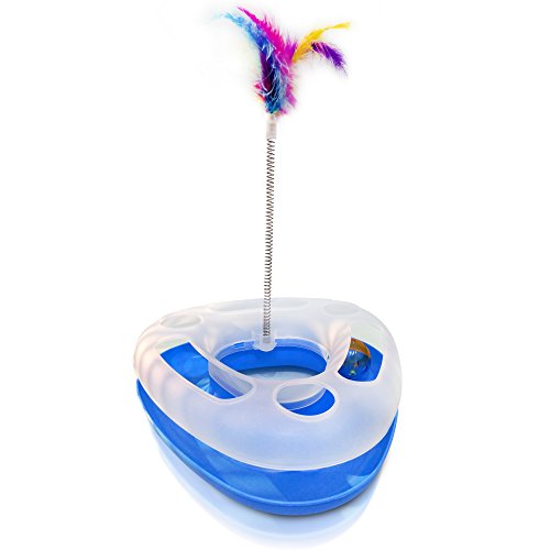 cat toy plastic spring